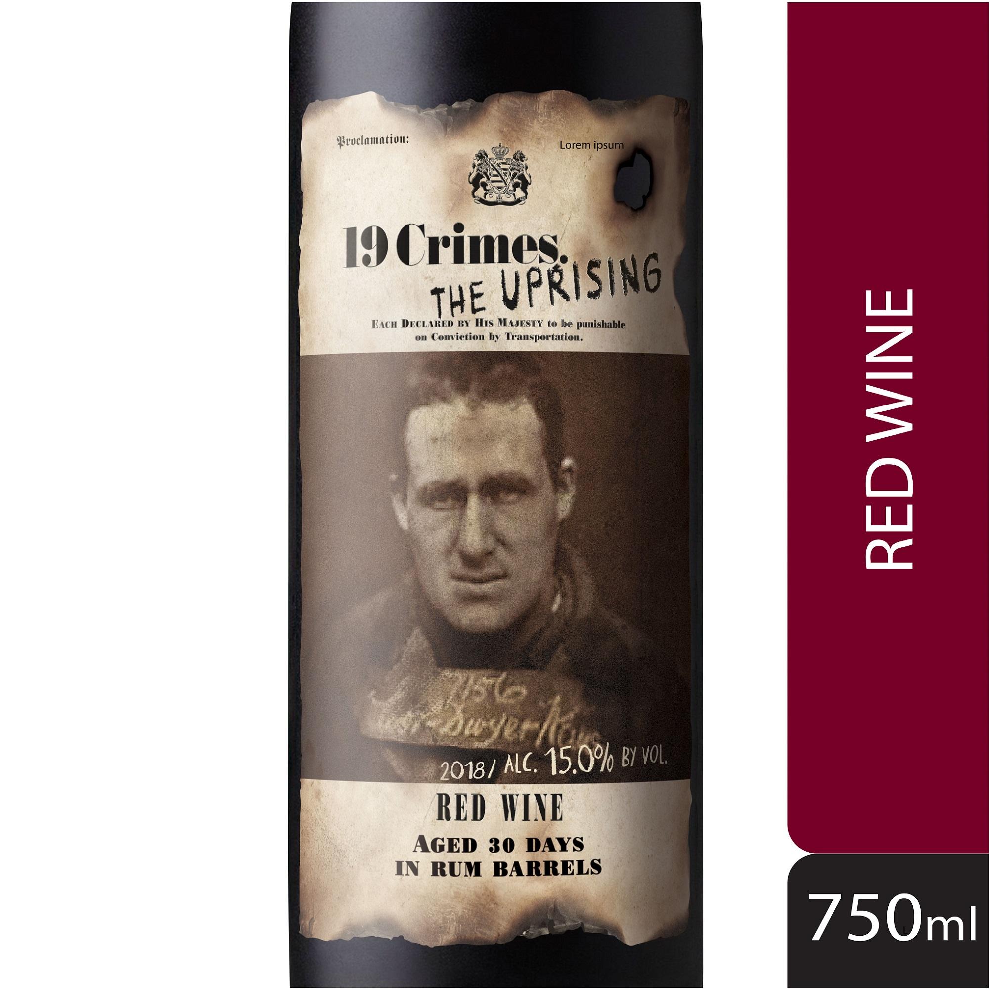 19 CRIMES THE UPRISING RED BLEND