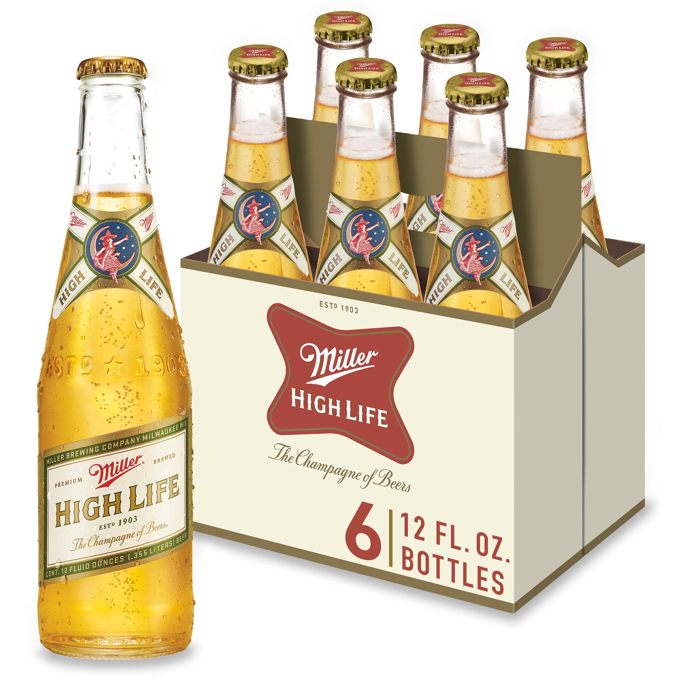 MILLER HIGH LIFE BOTTLES