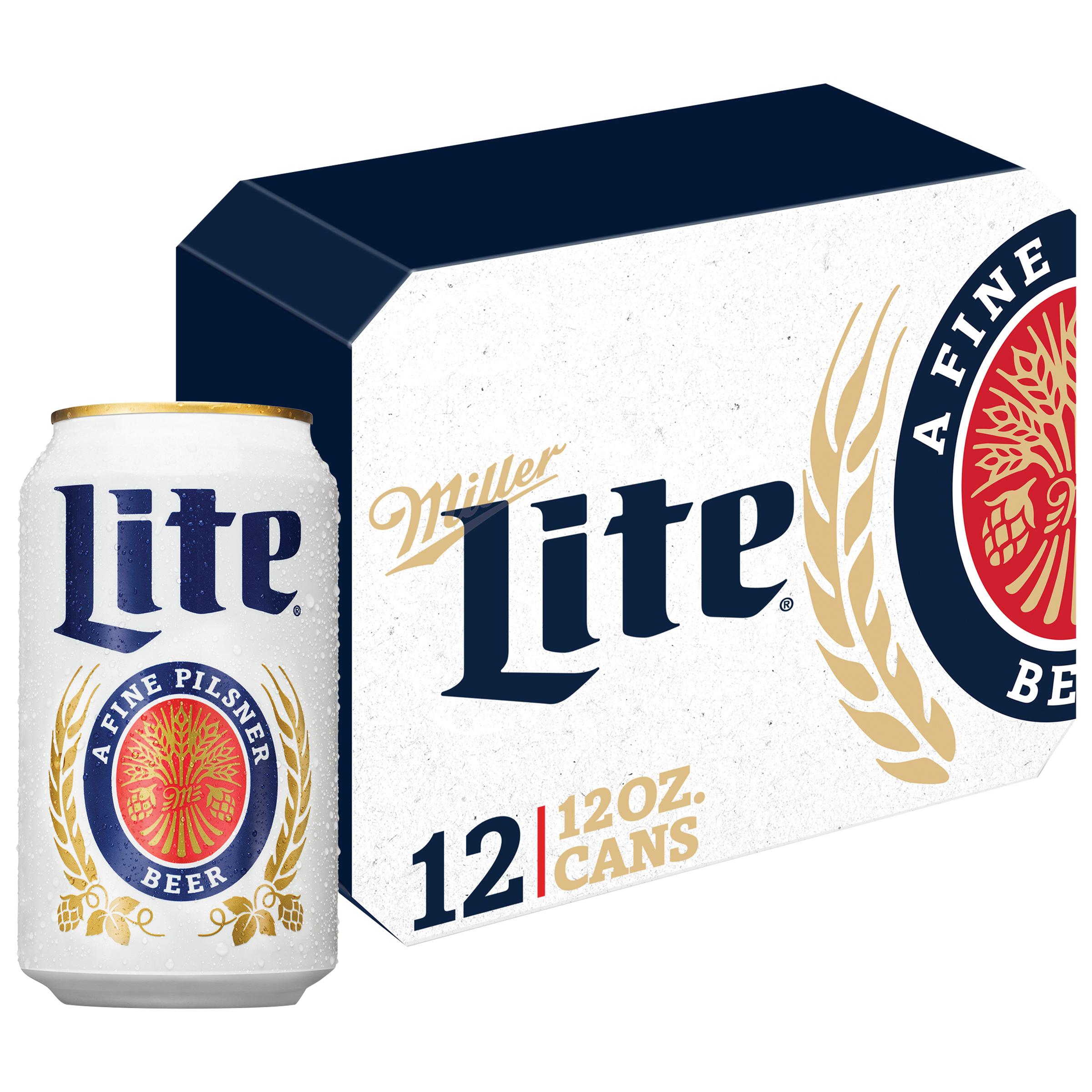 MILLER LITE CANS 12-PK