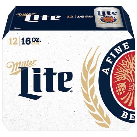 MILLER LITE 16OZ 12PACK