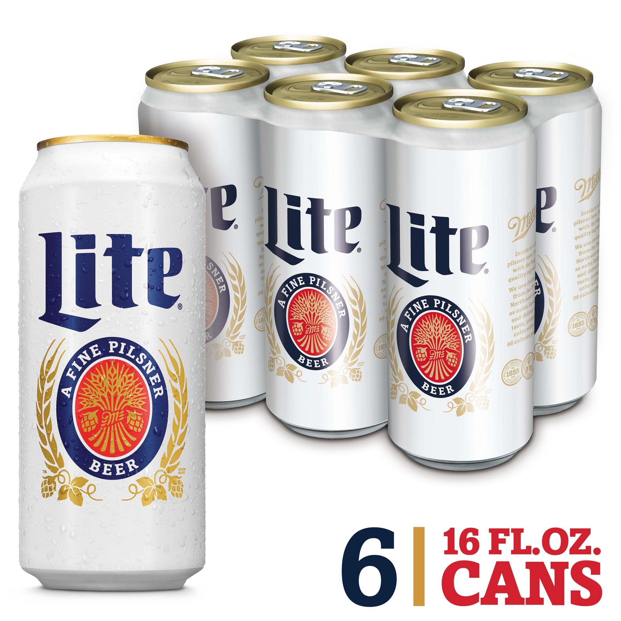 MILLER LITE 6-PK CANS