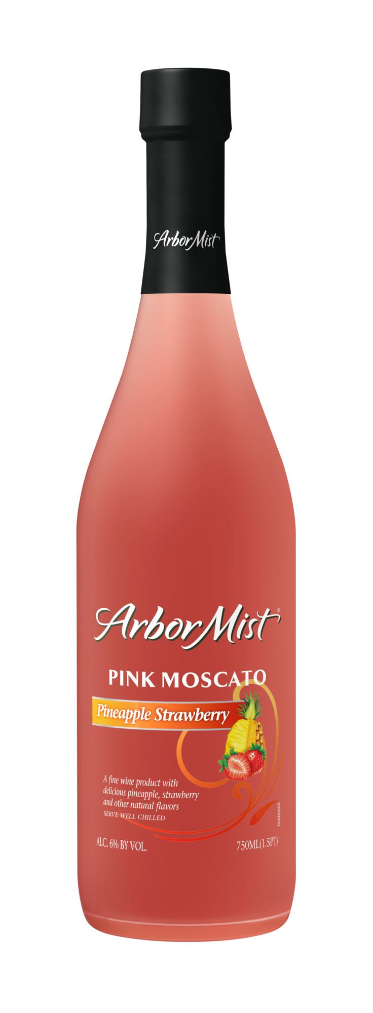 ARBOR MIST PINK MOSCATO PINEAPPLE STRAWBERRY