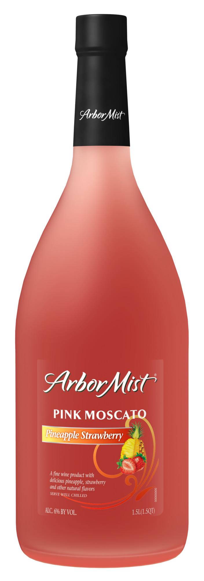 ARBOR MIST PINK MOSCATO PINEAPPLE STRAWBERRY