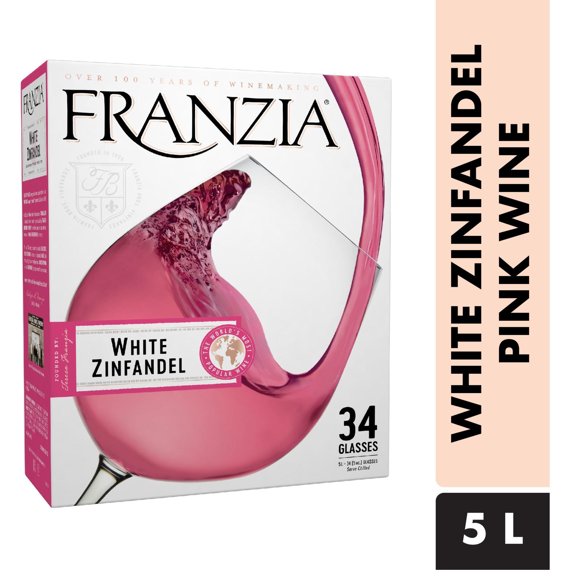 FRANZIA WHITE ZINFANDEL 5L