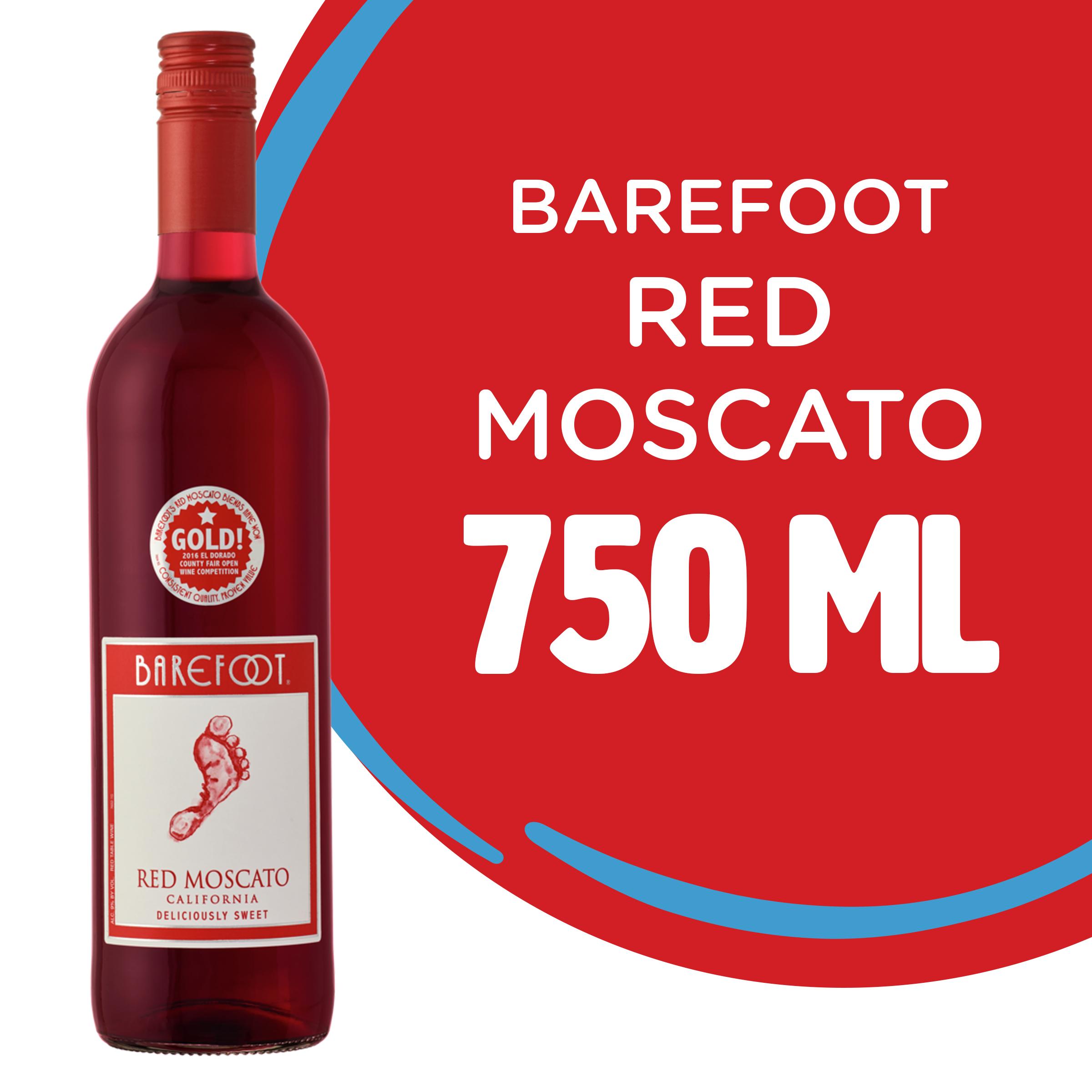 BAREFOOT RED MOSCATO