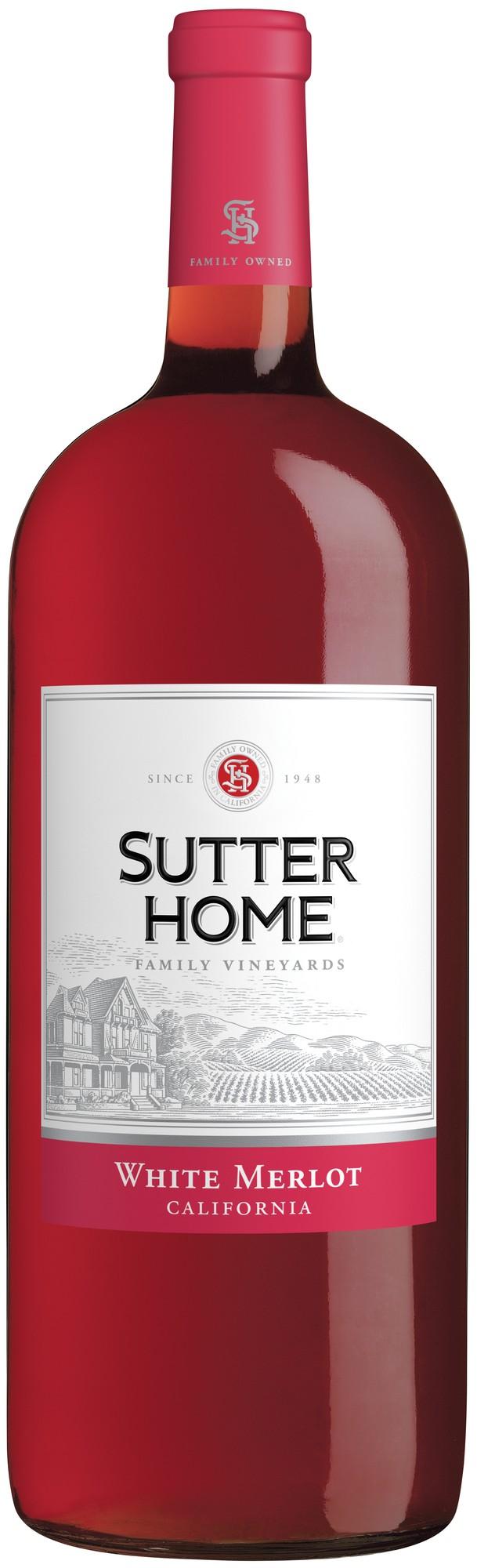 SUTTER HOME WHITE MERLOT