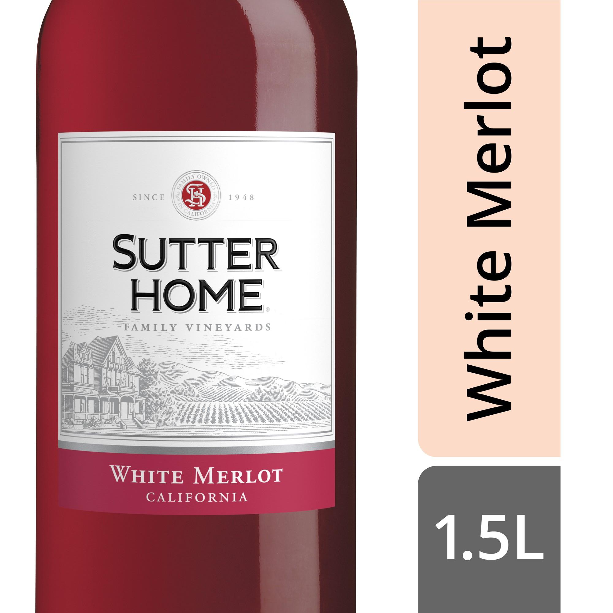 SUTTER HOME WHITE MERLOT