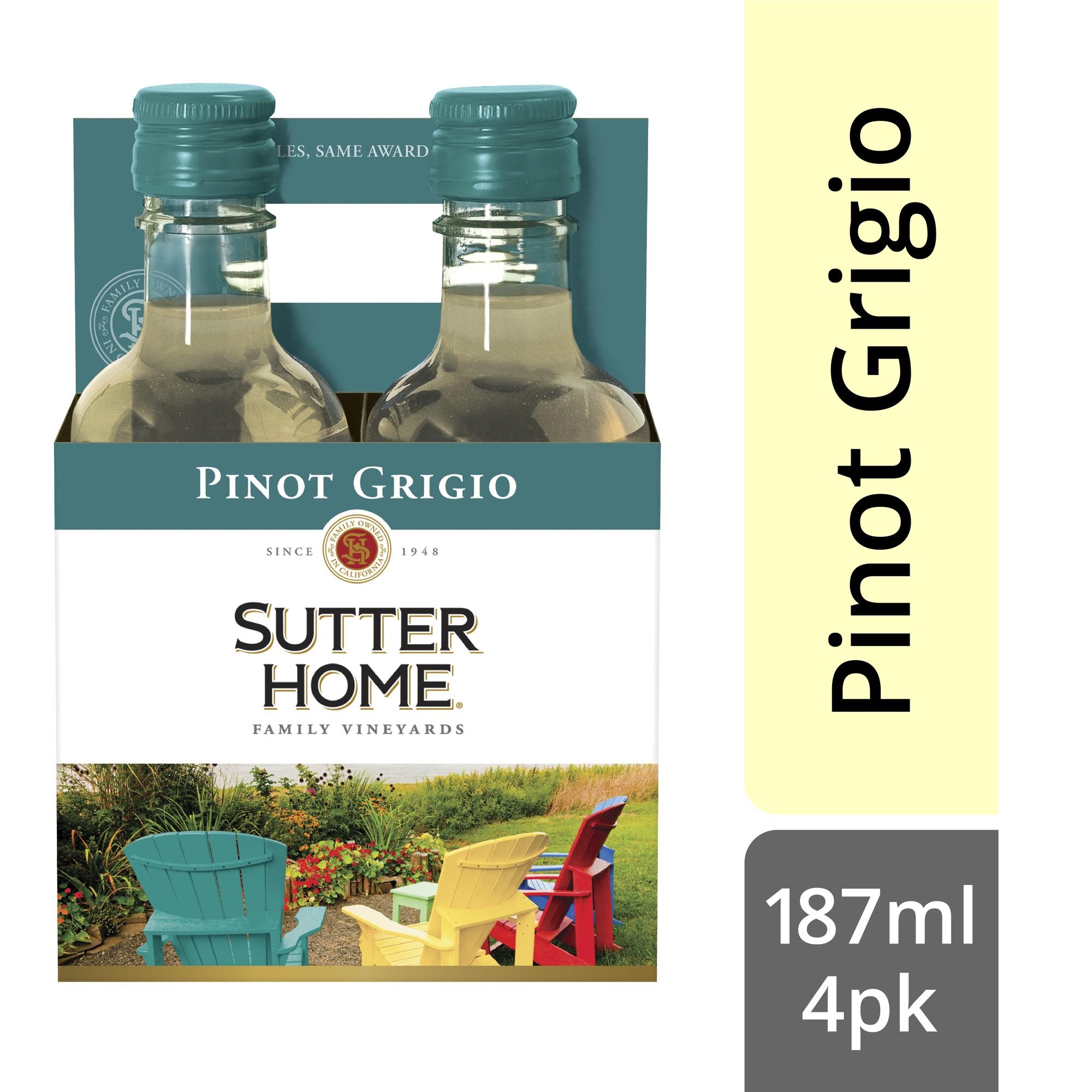 SUTTER HOME PINOT GRIGIO 4-PK