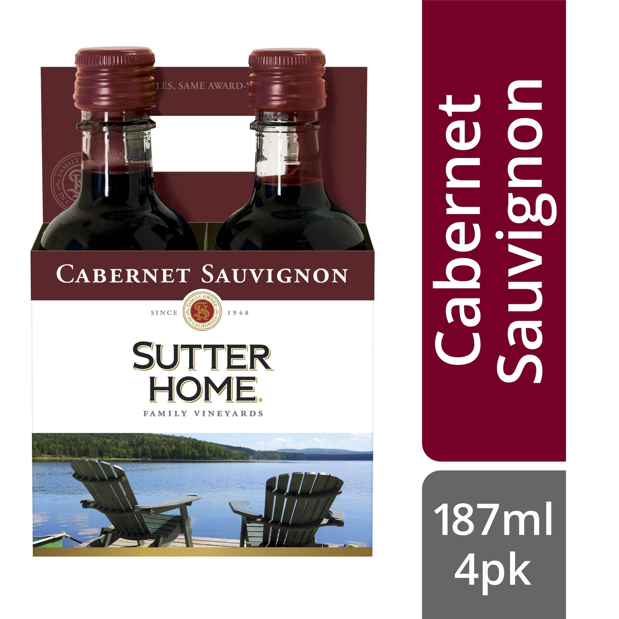 SUTTER HOME CABERNET SAUVIGNON 4pk