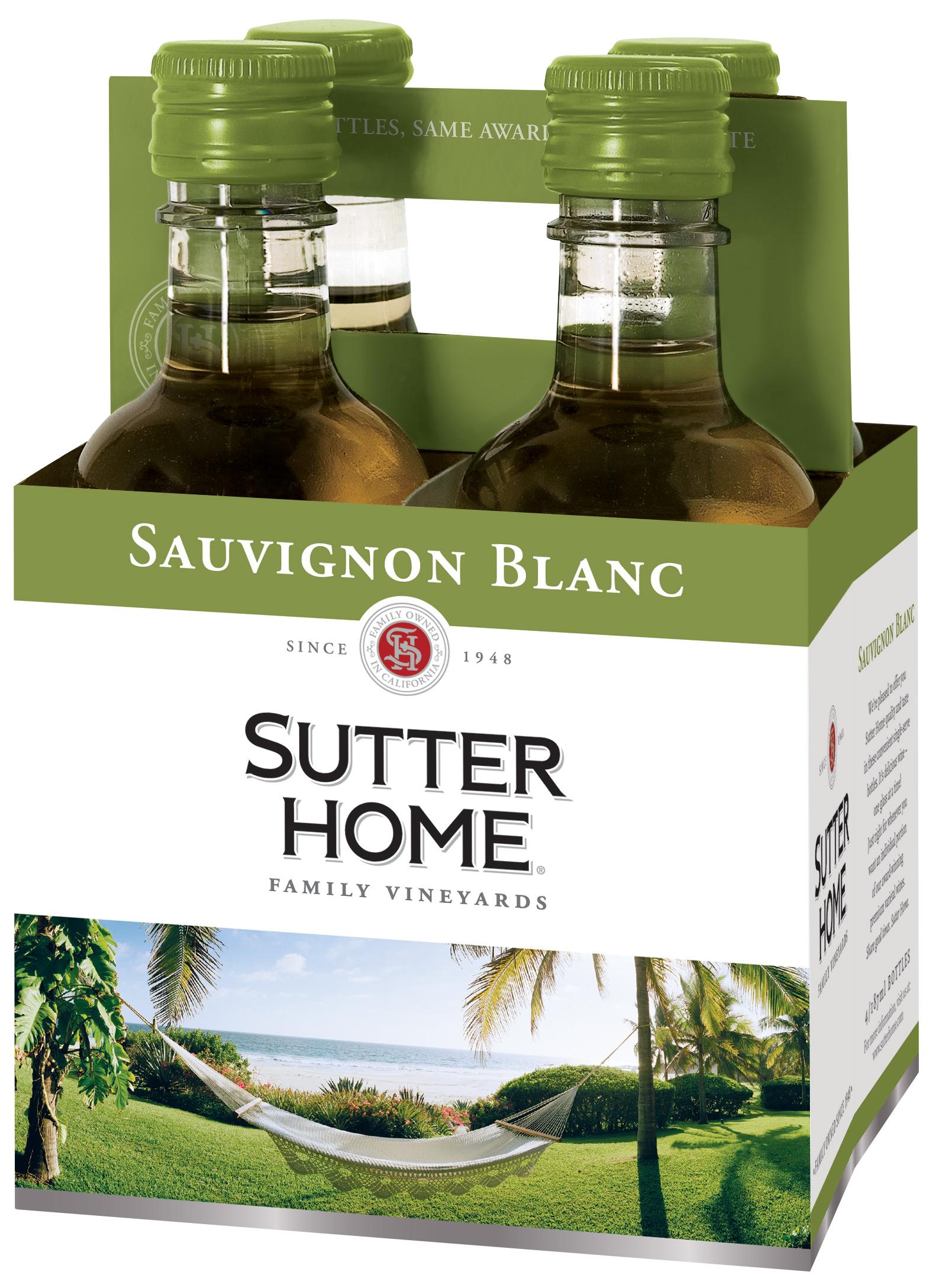 SUTTER HOME SAUVIGNON BLANC 4-PACK