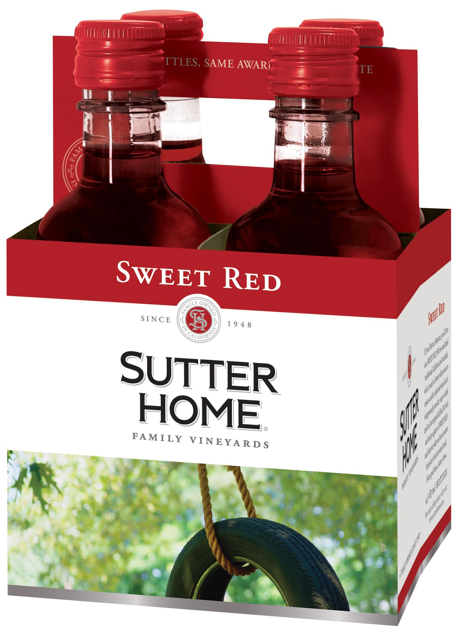 SUTTER HOME SWEET RED 4-PACK