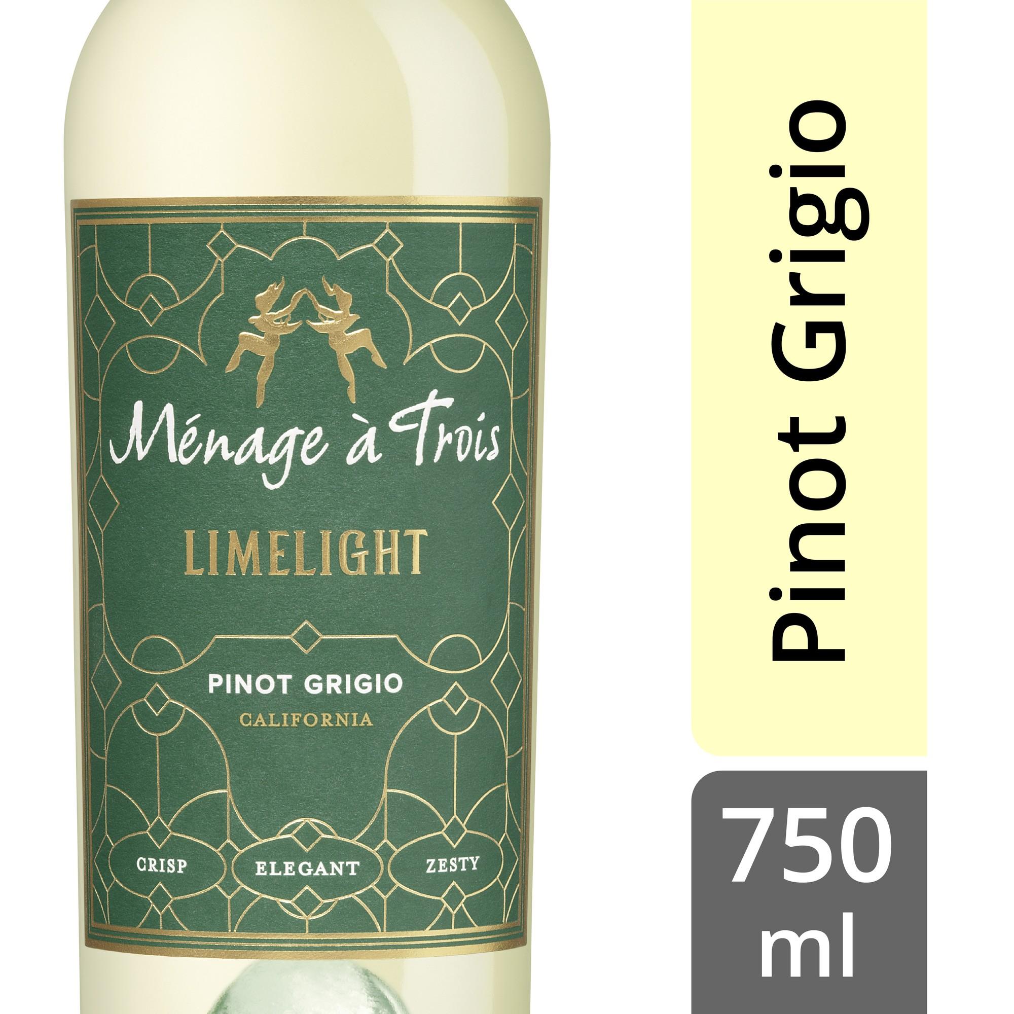 MENAGE A TROIS LIMELIGHT PINOT GRIGIO