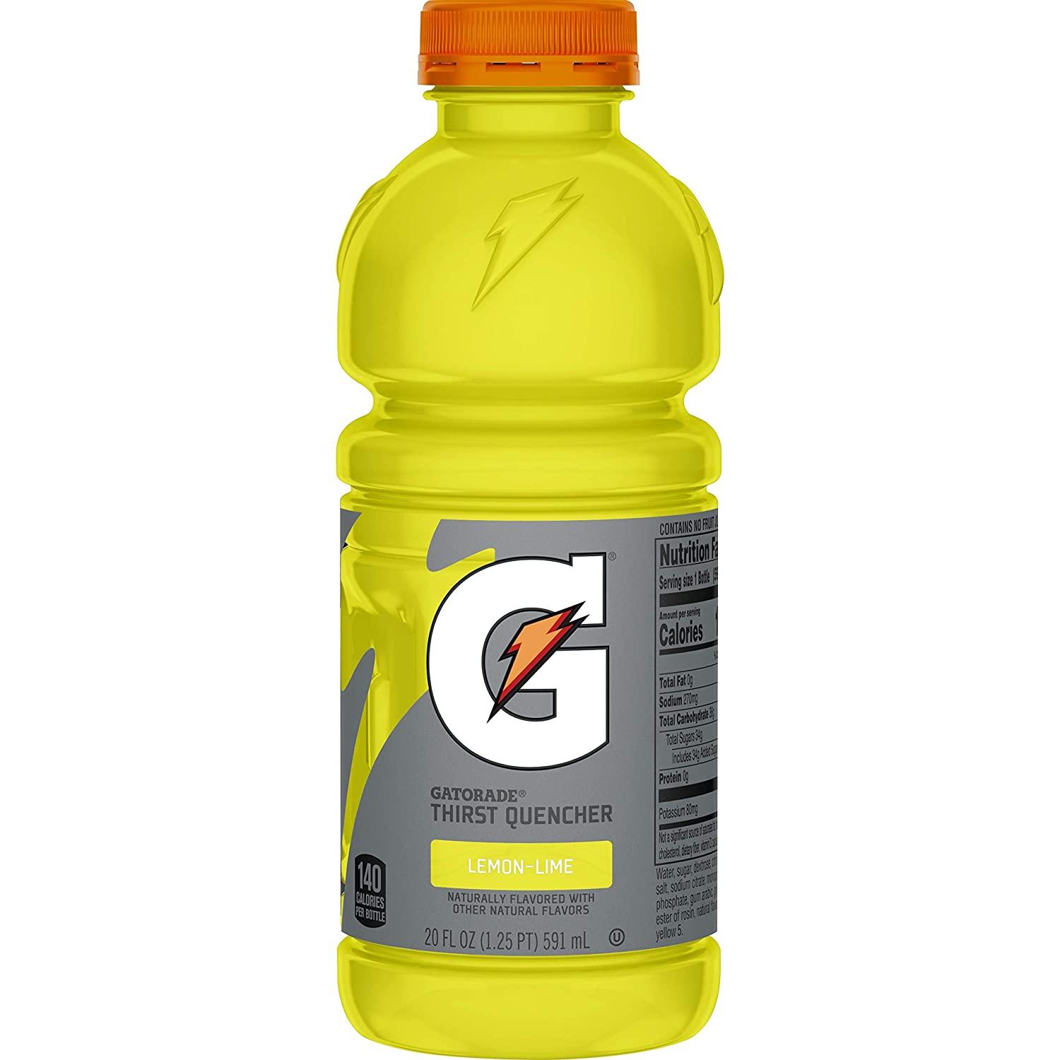 GATORADE LEMON LIME 20OZ