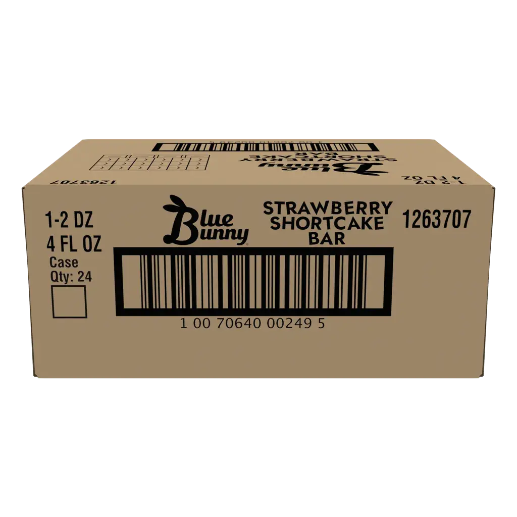 Blue Bunny Strawberry Shortcake Bar