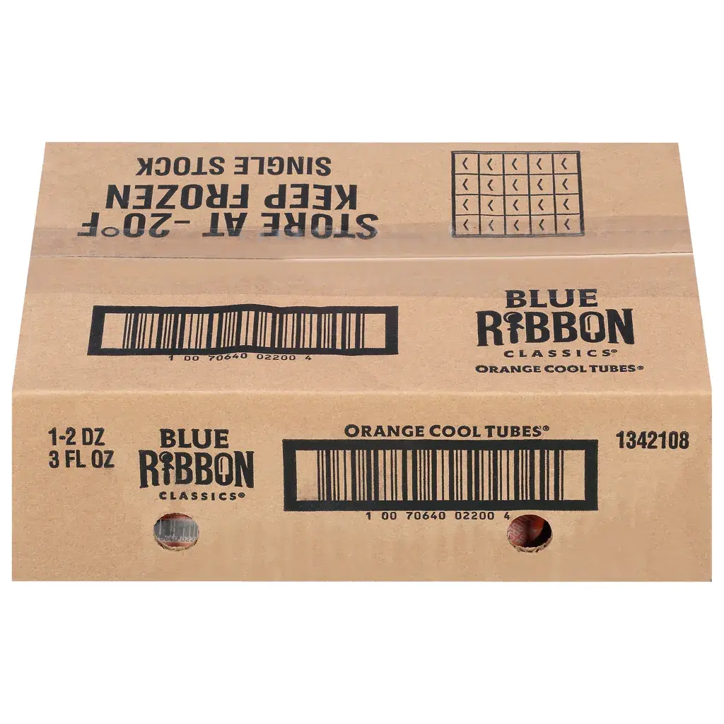 Blue Ribbon Orange Tube