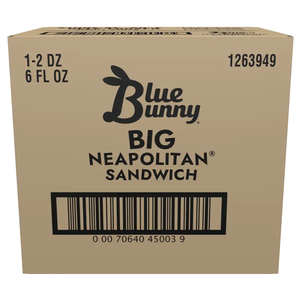 Blue Bunny Neapolitan Sandwich