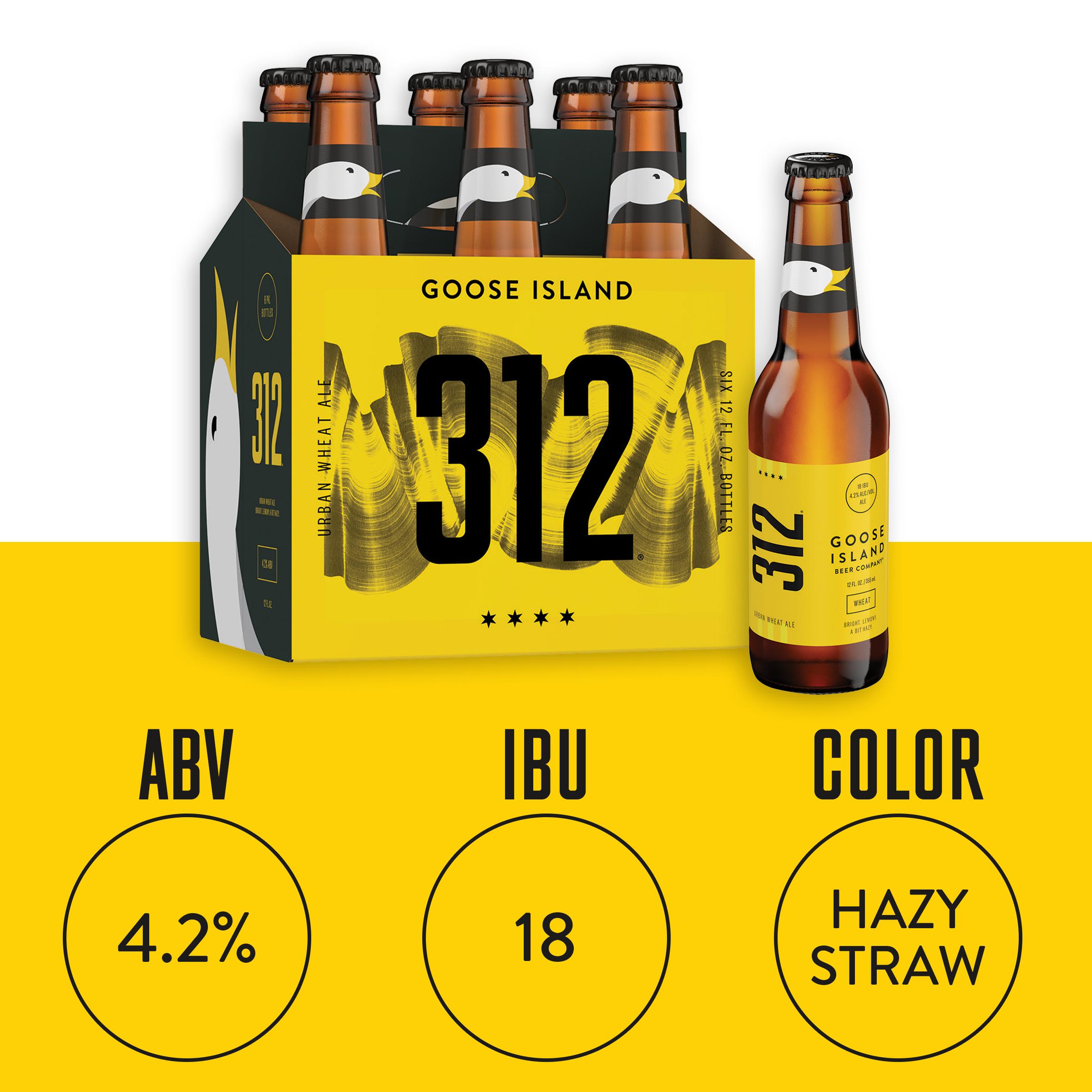 GOOSE ISLAND 312 BRIGHT LEMONY BIT HAZY